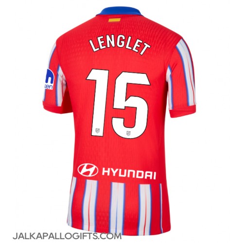 Atletico Madrid Clement Lenglet #15 Kotipaita 2024-25 Lyhythihainen